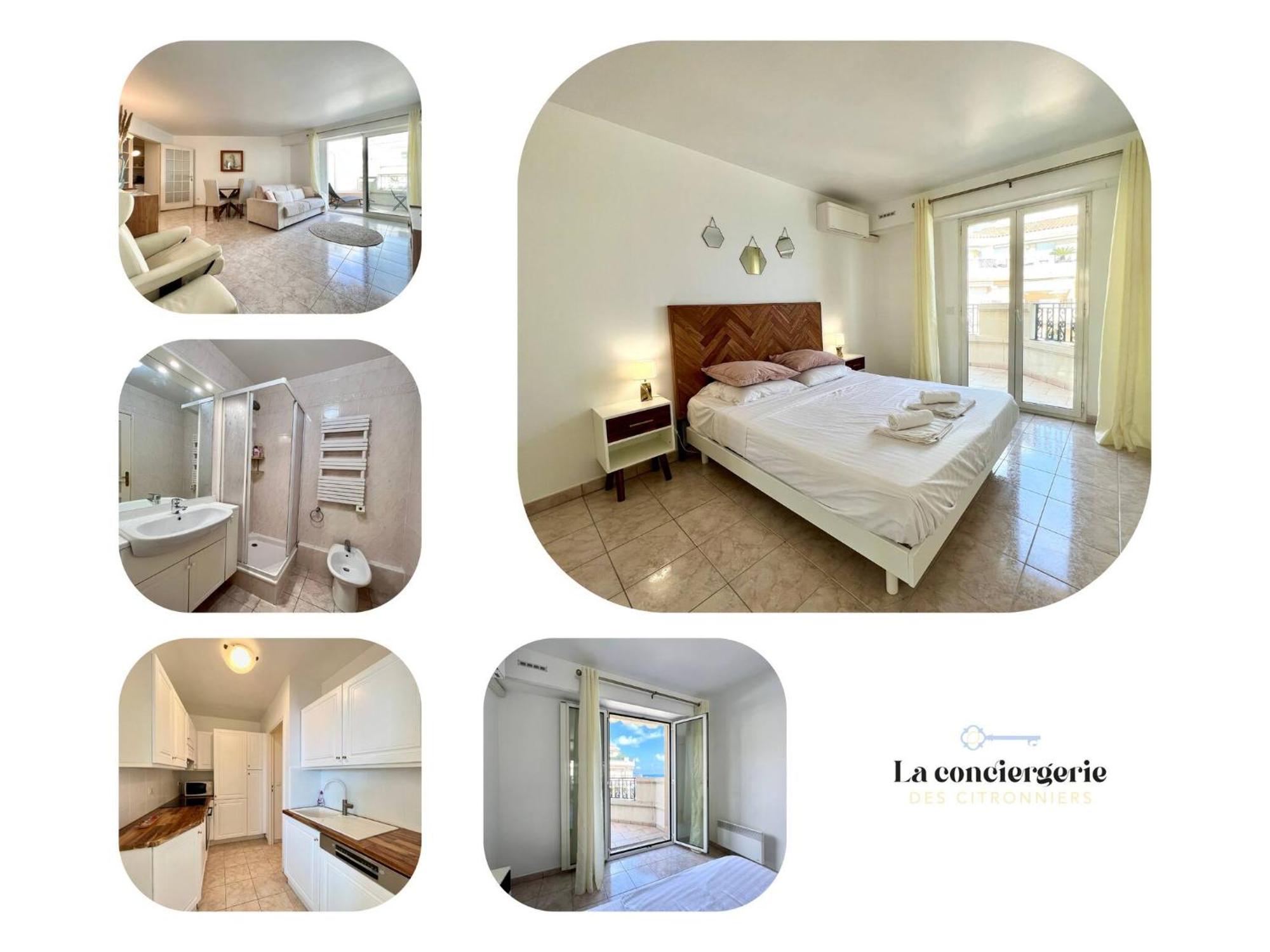 'Le Victoria Beach' Vue Mer Plein Centre, Spacieux Menton Ngoại thất bức ảnh